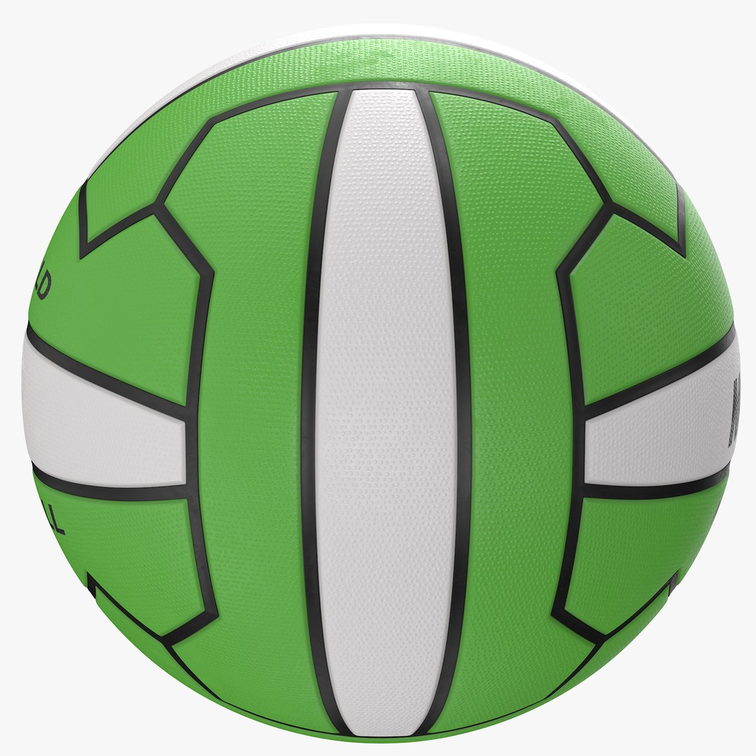 Mikasa Netball Ball 3D Model – High Poly PBR Asset, FBX, OBJ - View 7