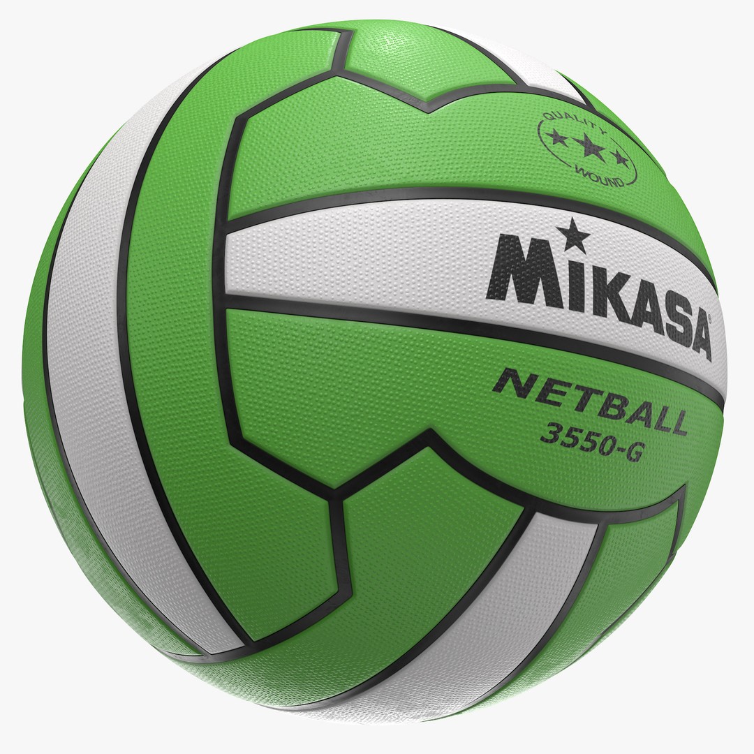 Mikasa Netball Ball 3D Model – High Poly PBR Asset, FBX, OBJ - View 8