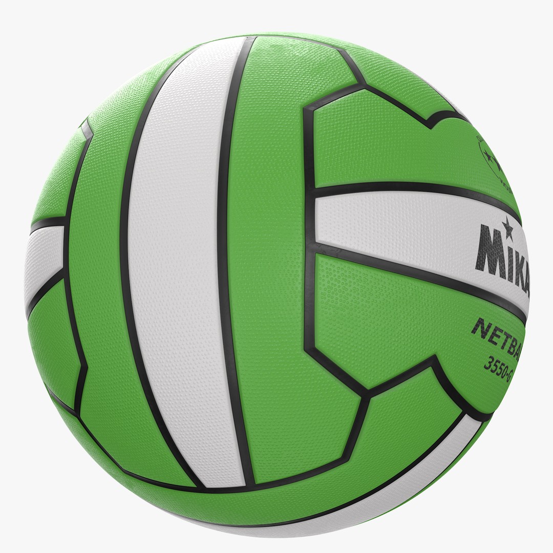Mikasa Netball Ball 3D Model – High Poly PBR Asset, FBX, OBJ - View 9