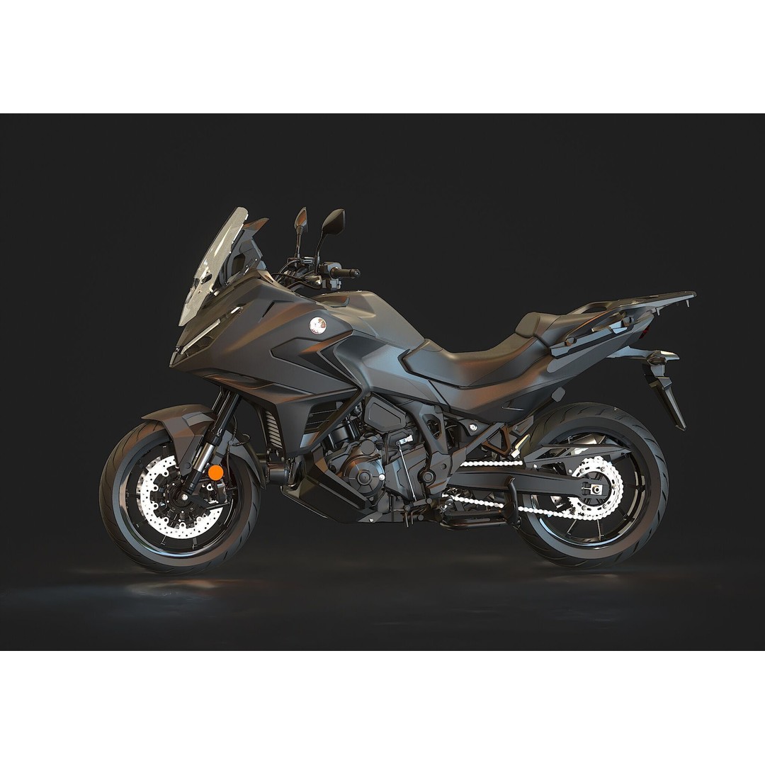 Honda NT 1100 2025 3D Model – Realistic Motorcycle Base Mesh - View 3