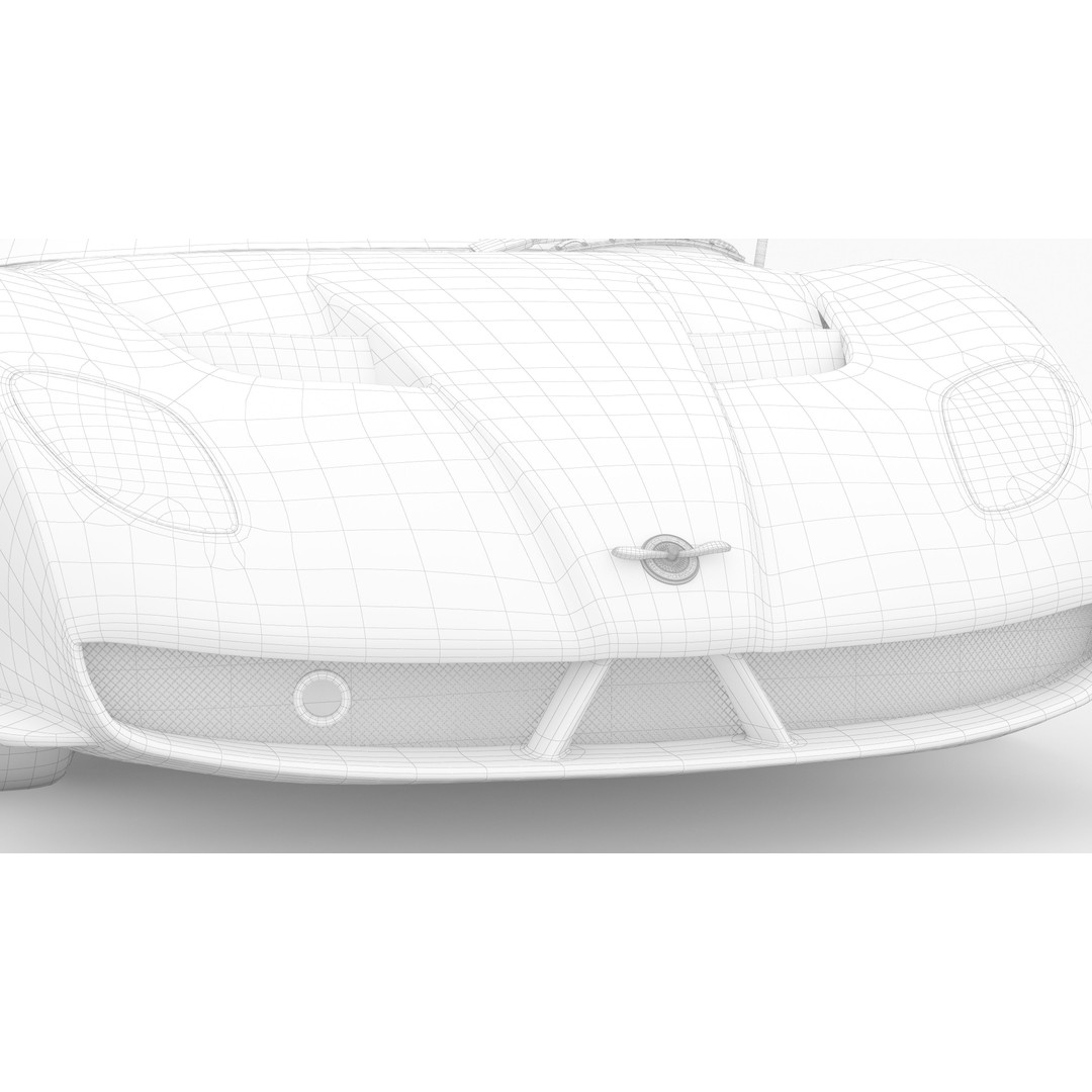 Spyker C12 Zagato 3D Model – High Poly Racing Car, PBR Textures, FBX - View 13