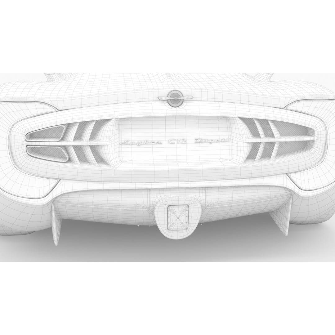 Spyker C12 Zagato 3D Model – High Poly Racing Car, PBR Textures, FBX - View 15