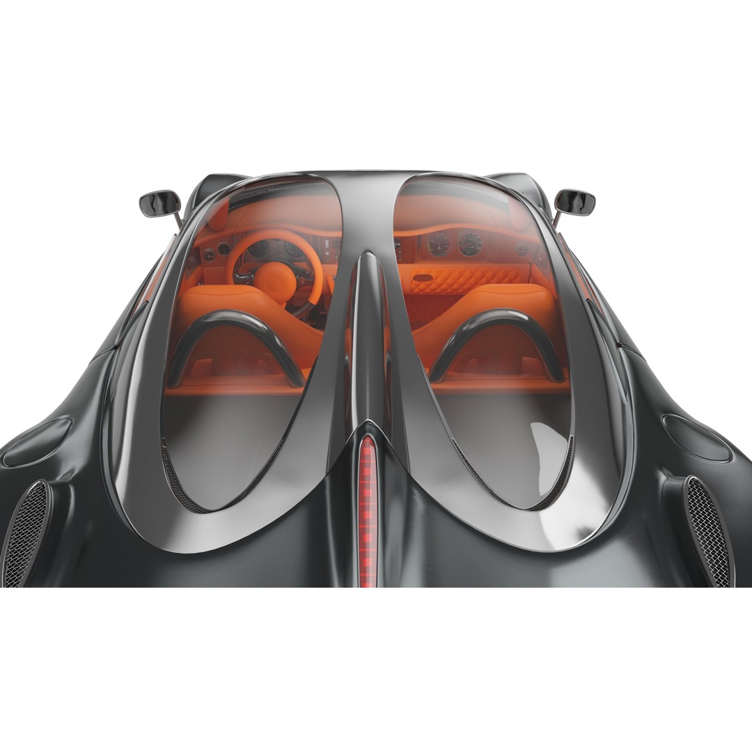 Spyker C12 Zagato 3D Model – High Poly Racing Car, PBR Textures, FBX - View 20