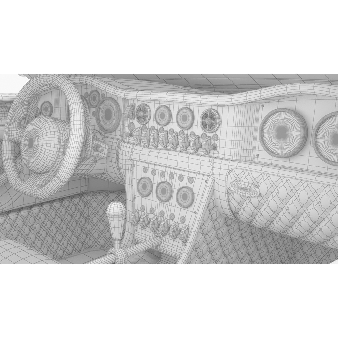 Spyker C12 Zagato 3D Model – High Poly Racing Car, PBR Textures, FBX - View 23
