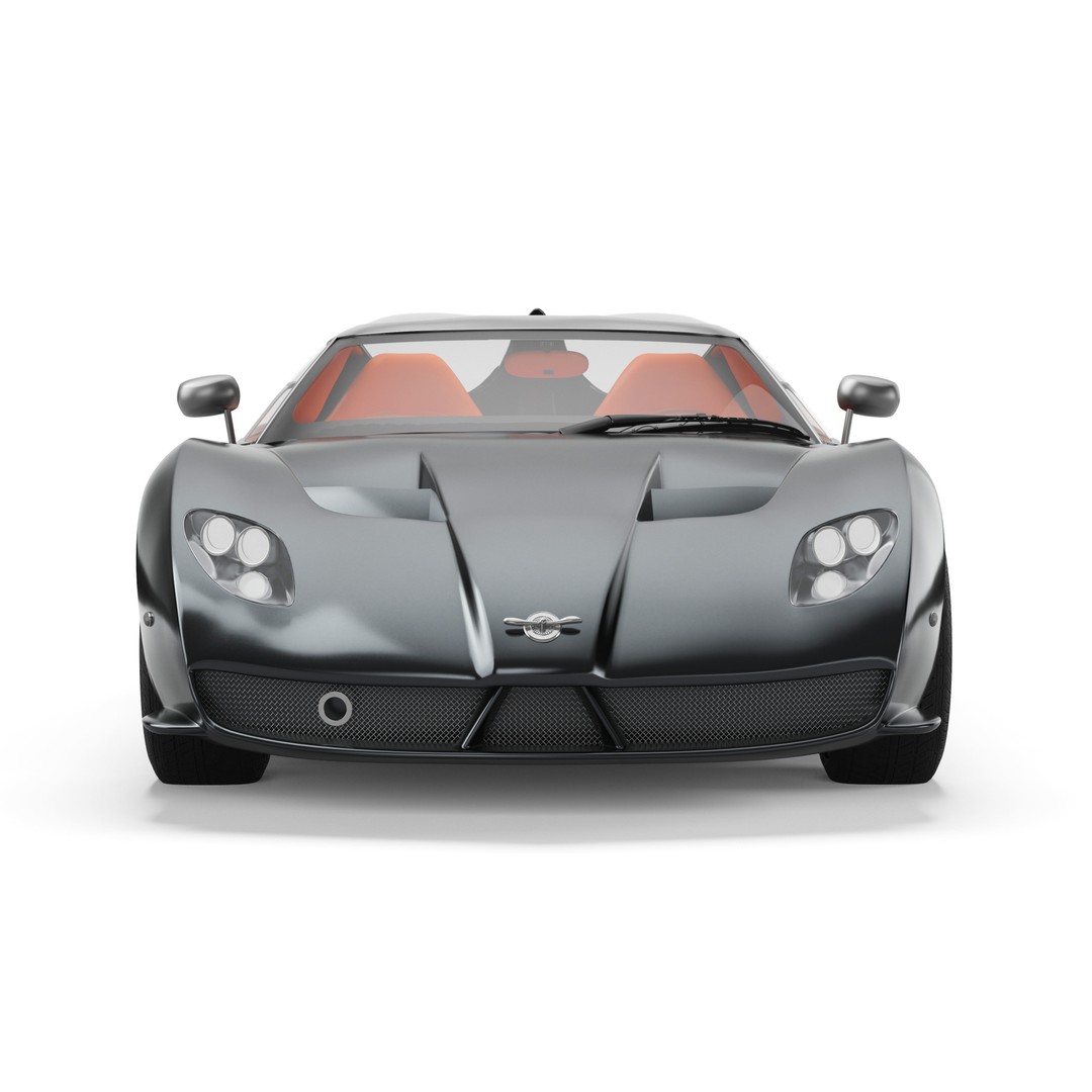 Spyker C12 Zagato 3D Model – High Poly Racing Car, PBR Textures, FBX - View 6