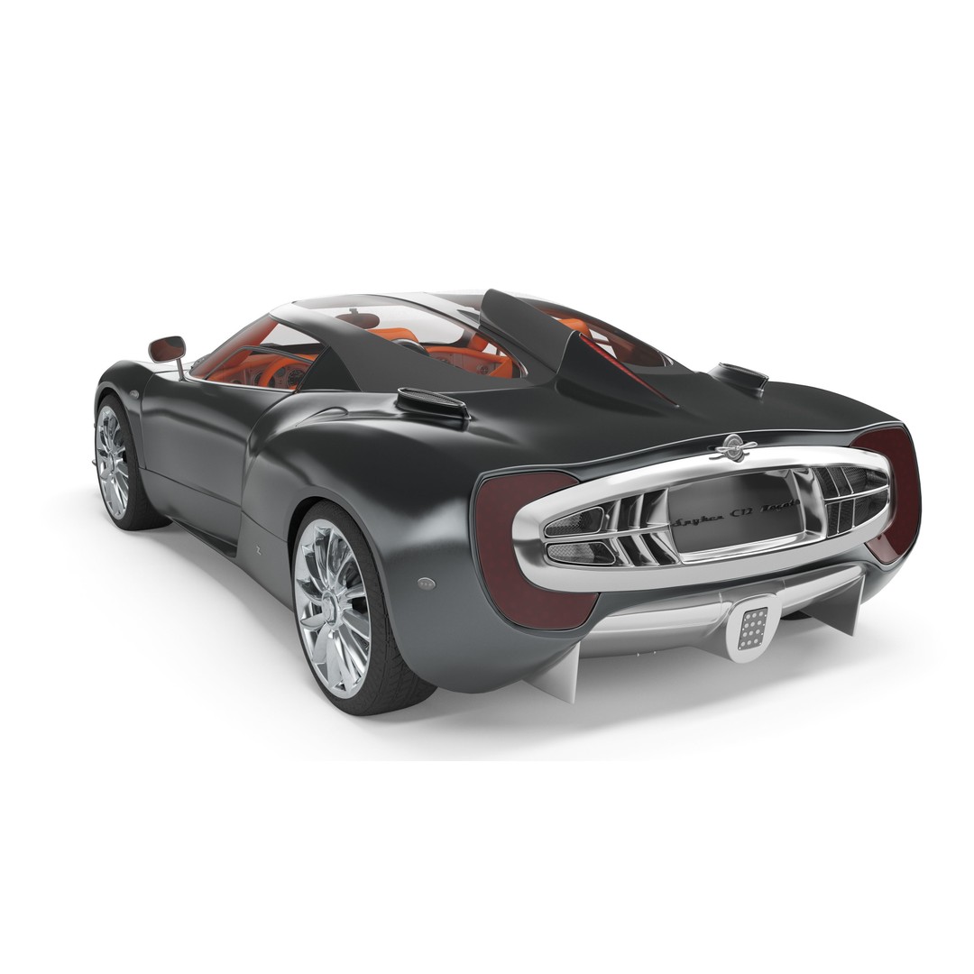 Spyker C12 Zagato 3D Model – High Poly Racing Car, PBR Textures, FBX - View 8