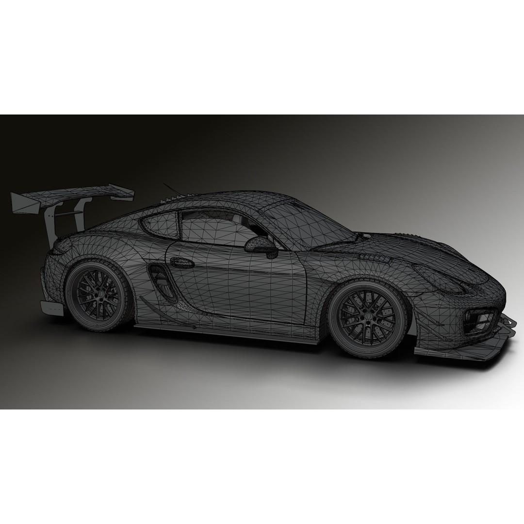 Porsche Cayman 3D Model – High Poly Rigged PBR Car Asset, Blender - View 32