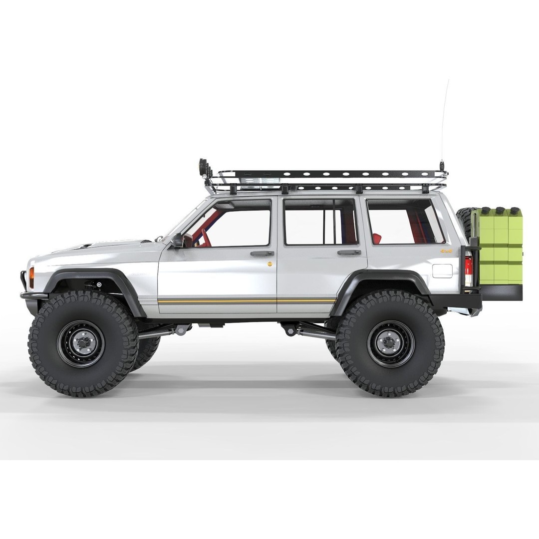 Jeep Cherokee XJ 1998 Sport 3D Model – Realistic SUV Asset, FBX, OBJ - View 3