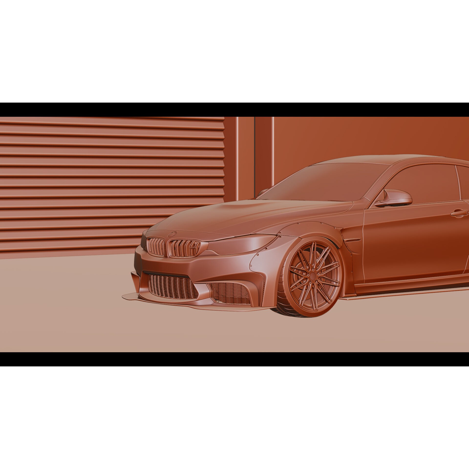 Urban Parking - Low-Poly Game-Ready 3D Model - View 11