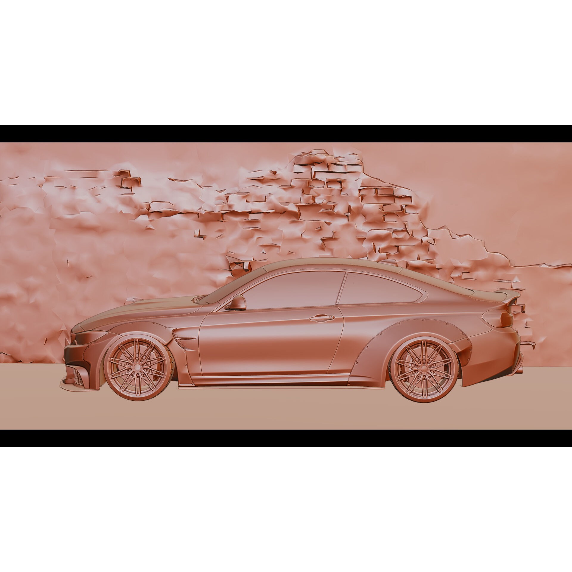 Urban Parking - Low-Poly Game-Ready 3D Model - View 13