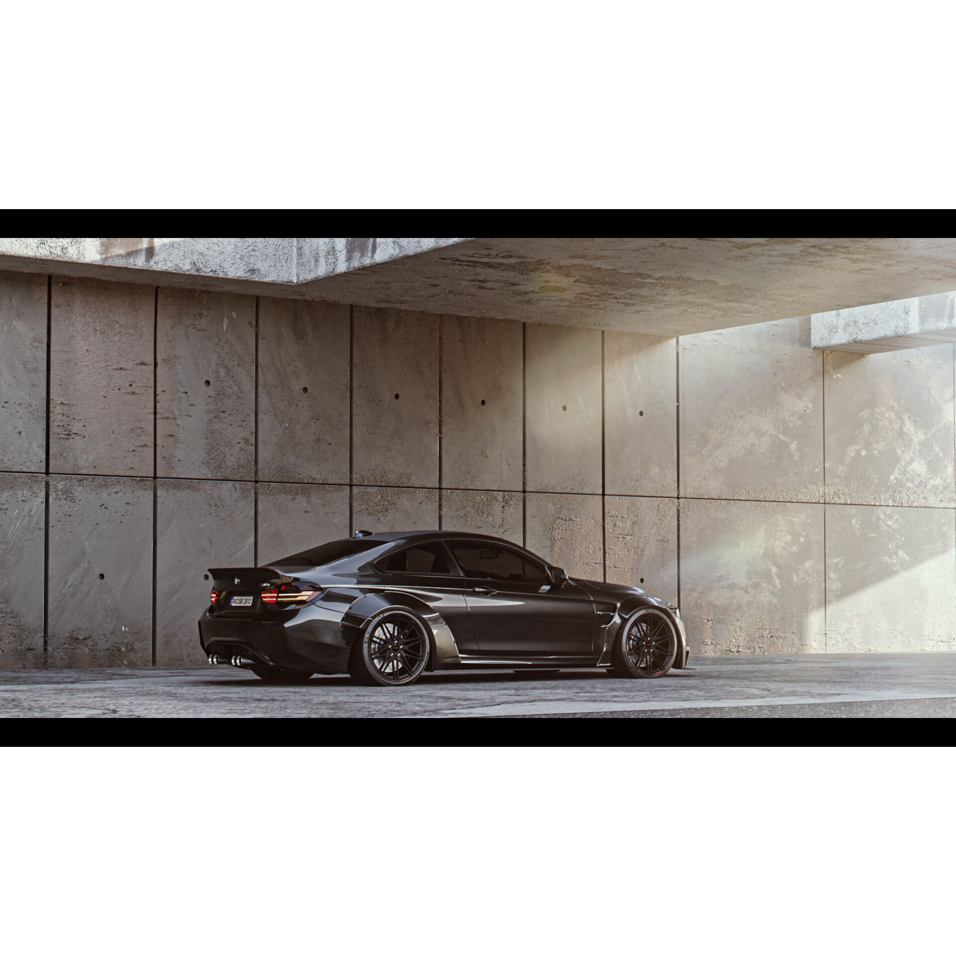 Urban Parking - Low-Poly Game-Ready 3D Model - View 16