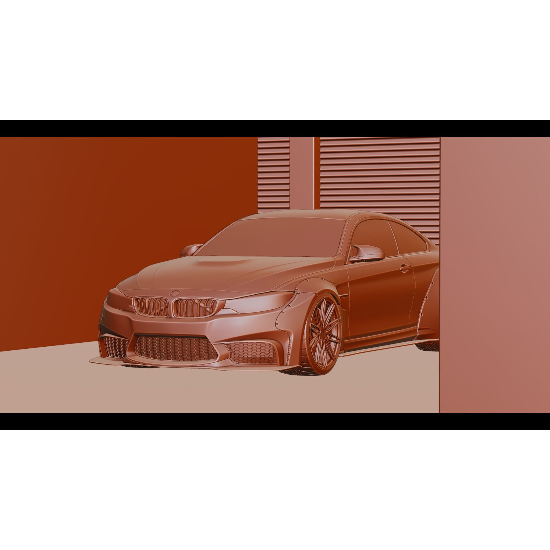 Urban Parking - Low-Poly Game-Ready 3D Model - View 9