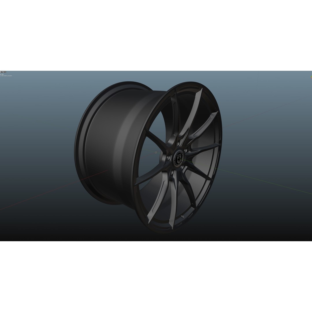 HRE P104SC 3D Model – Low Poly Vehicle Part, FBX, OBJ, Blender - View 12
