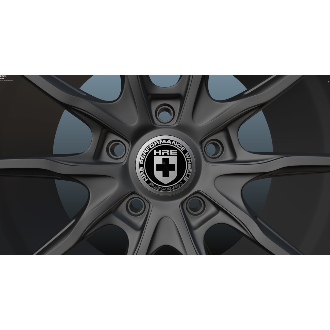 HRE P104SC 3D Model – Low Poly Vehicle Part, FBX, OBJ, Blender - View 17
