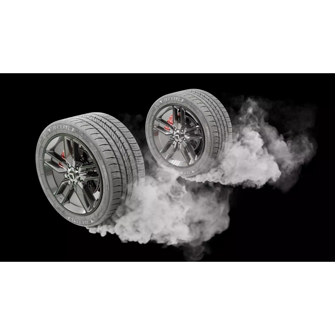 Car Tires Burnout Smoke Animation 3D Model – VDB Sequence, Blender
