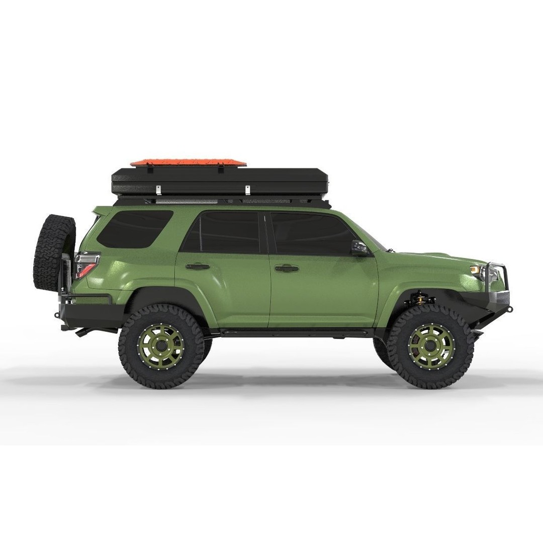Toyota 4Runner 3D Model – High Poly Off-Road SUV with Accessories - View 4