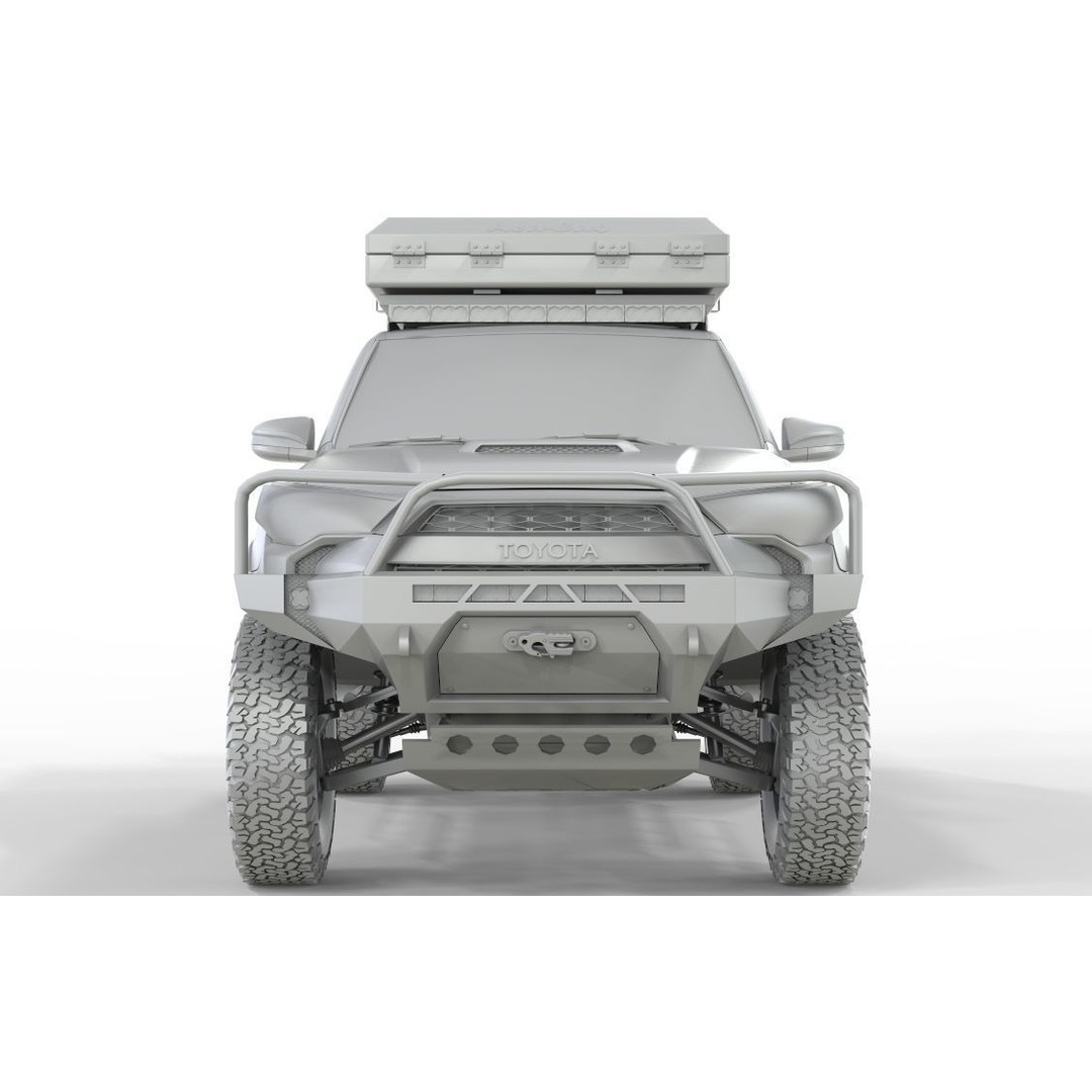 Toyota 4Runner 3D Model – High Poly Off-Road SUV with Accessories - View 9