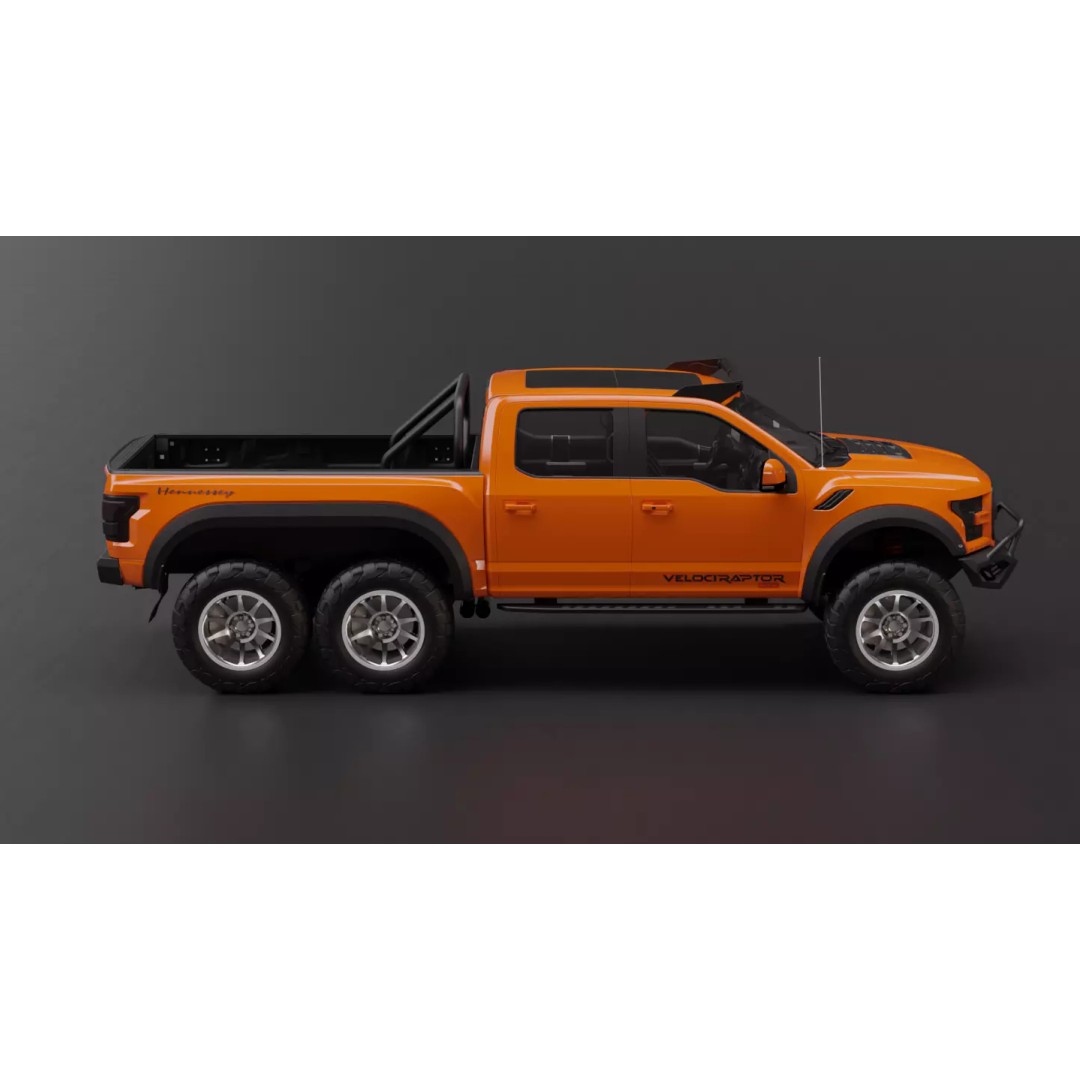 Ford Velociraptor 6x6 3D Model – High-Fidelity Vehicle Asset, FBX - View 14