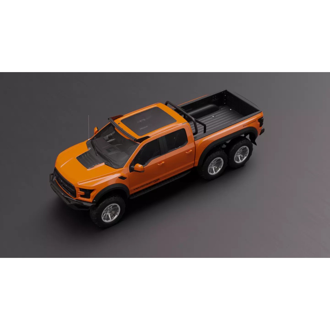 Ford Velociraptor 6x6 3D Model – High-Fidelity Vehicle Asset, FBX - View 19