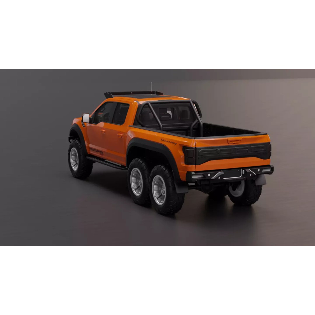 Ford Velociraptor 6x6 3D Model – High-Fidelity Vehicle Asset, FBX - View 4