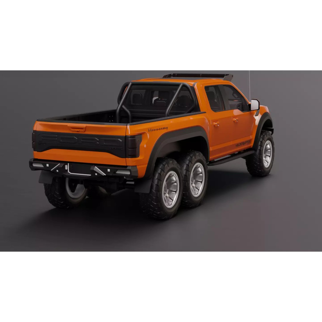 Ford Velociraptor 6x6 3D Model – High-Fidelity Vehicle Asset, FBX - View 5