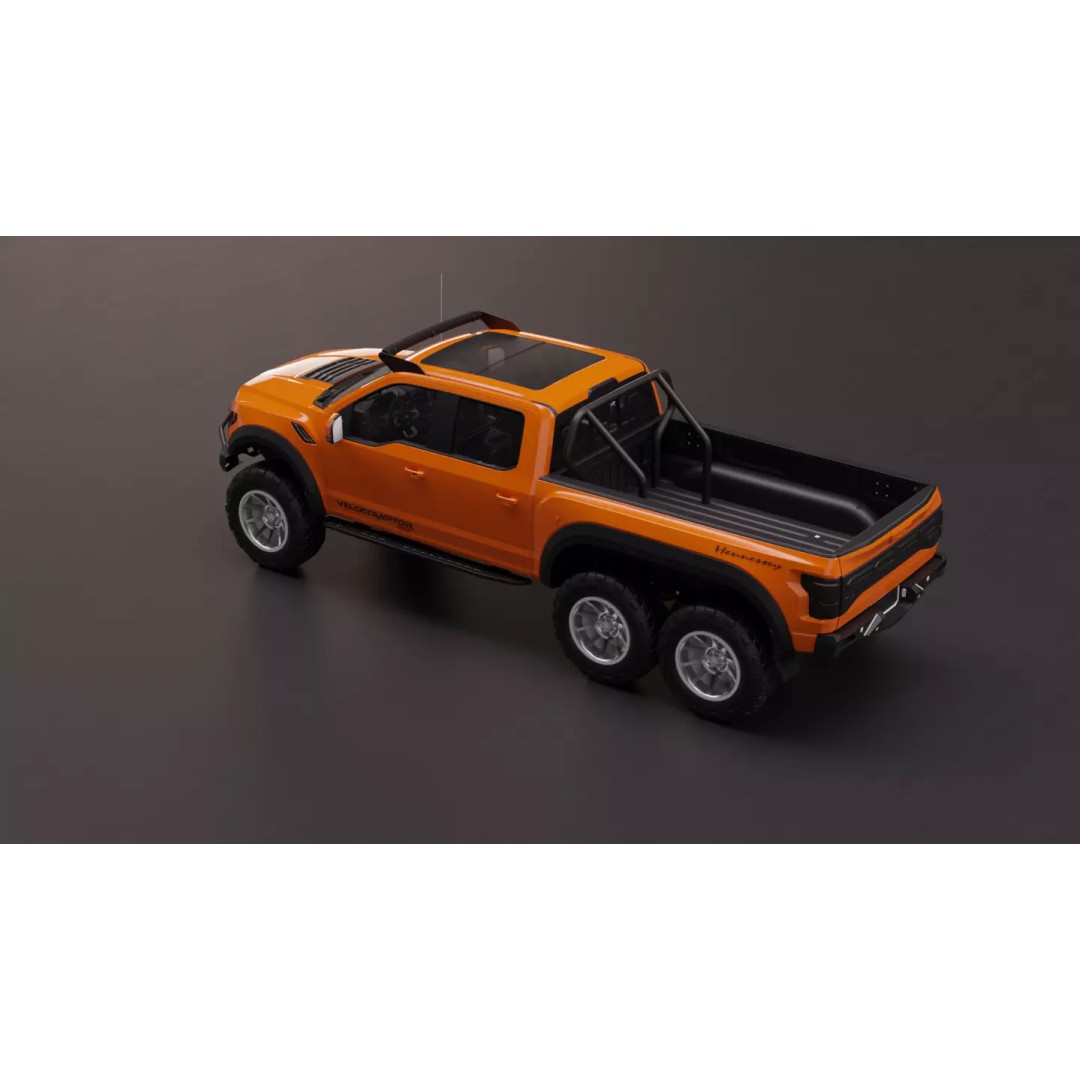 Ford Velociraptor 6x6 3D Model – High-Fidelity Vehicle Asset, FBX - View 9