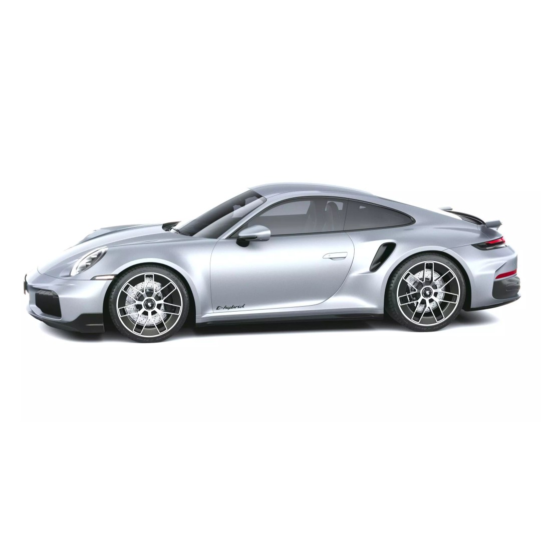 Porsche 911 Turbo S Coupe 3D Model – High Poly, Game-Ready, FBX - View 10