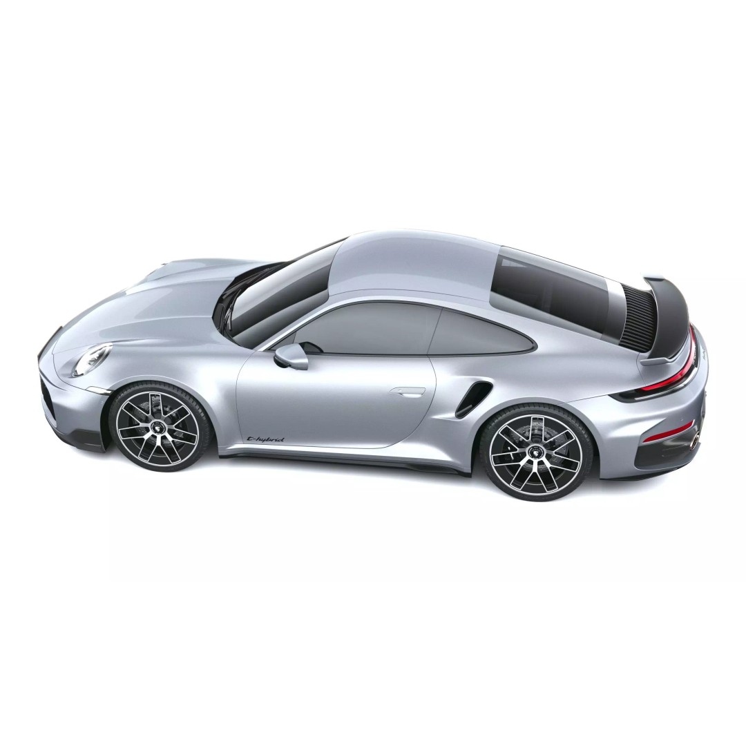 Porsche 911 Turbo S Coupe 3D Model – High Poly, Game-Ready, FBX - View 11