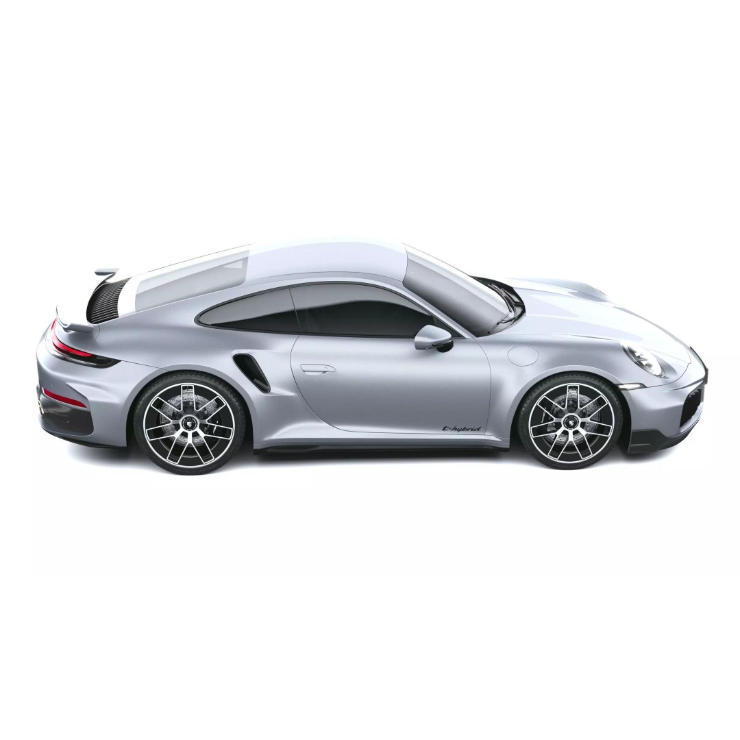 Porsche 911 Turbo S Coupe 3D Model – High Poly, Game-Ready, FBX - View 13