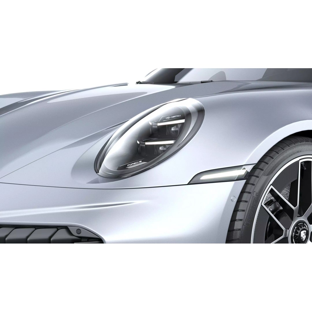 Porsche 911 Turbo S Coupe 3D Model – High Poly, Game-Ready, FBX - View 16