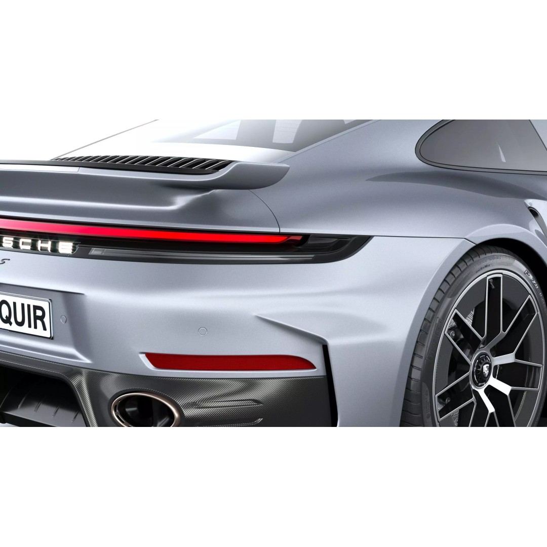 Porsche 911 Turbo S Coupe 3D Model – High Poly, Game-Ready, FBX - View 20