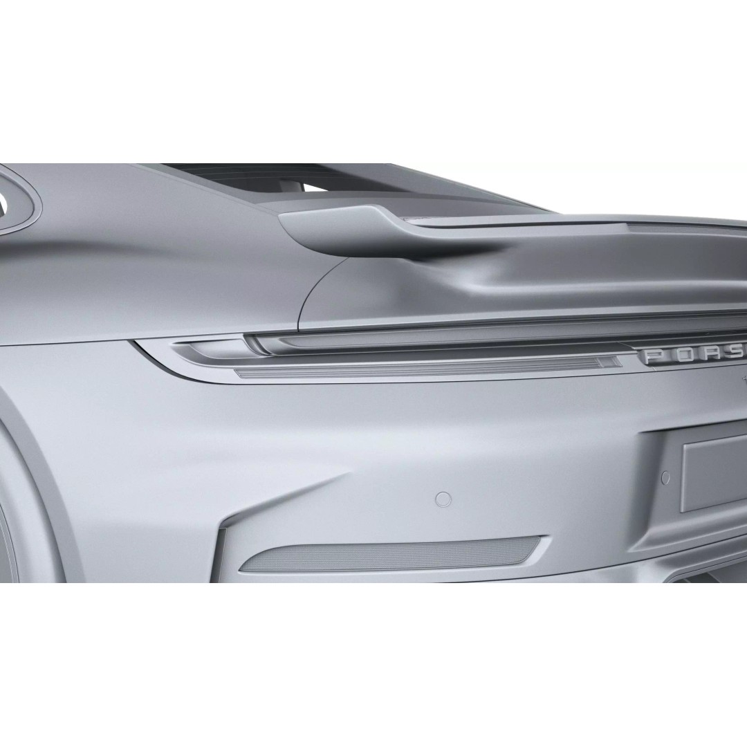 Porsche 911 Turbo S Coupe 3D Model – High Poly, Game-Ready, FBX - View 30
