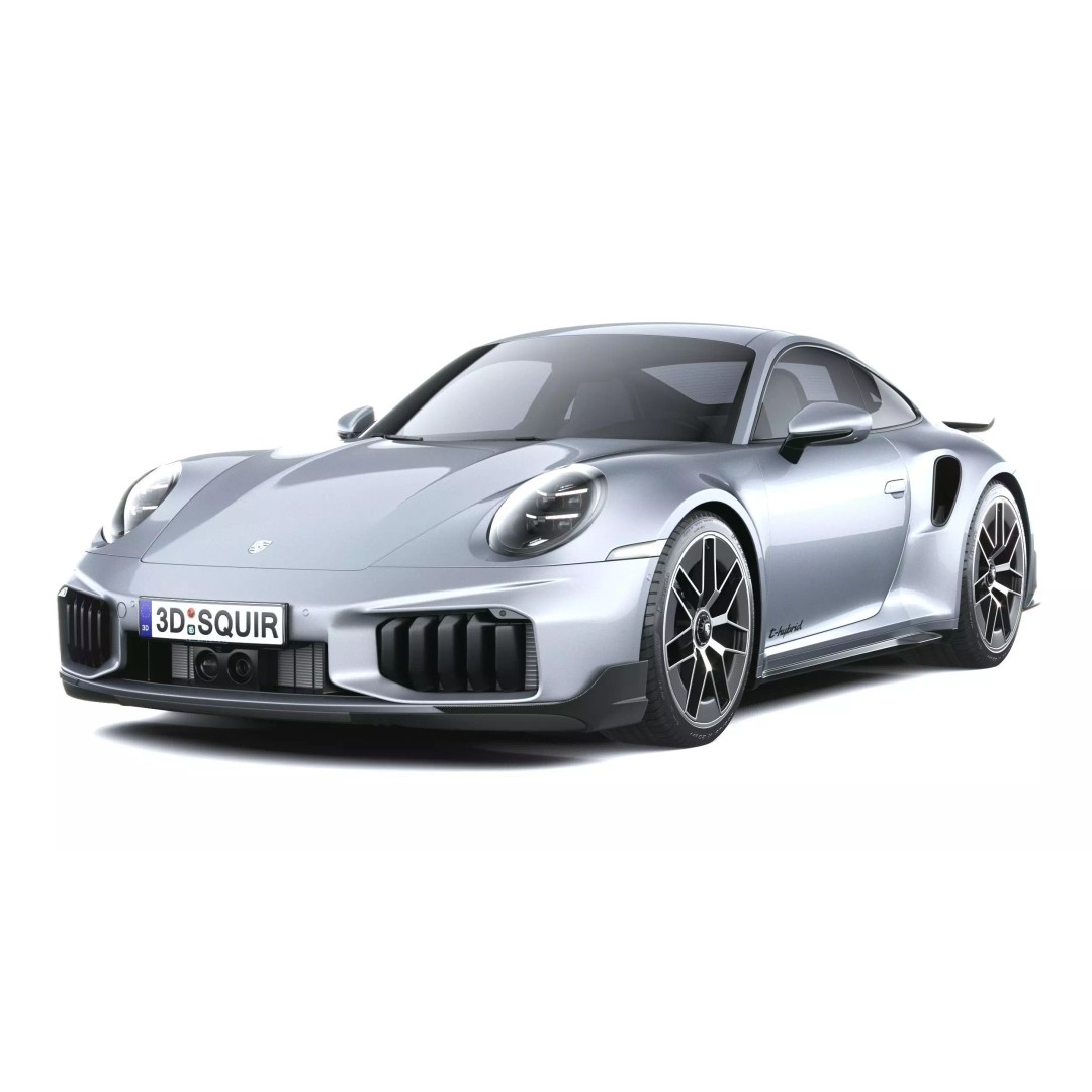 Porsche 911 Turbo S Coupe 3D Model – High Poly, Game-Ready, FBX - View 4