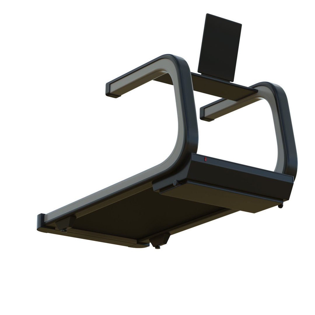 Treadmill 3D Model – Low Poly Game Ready Asset, FBX, OBJ - View 14
