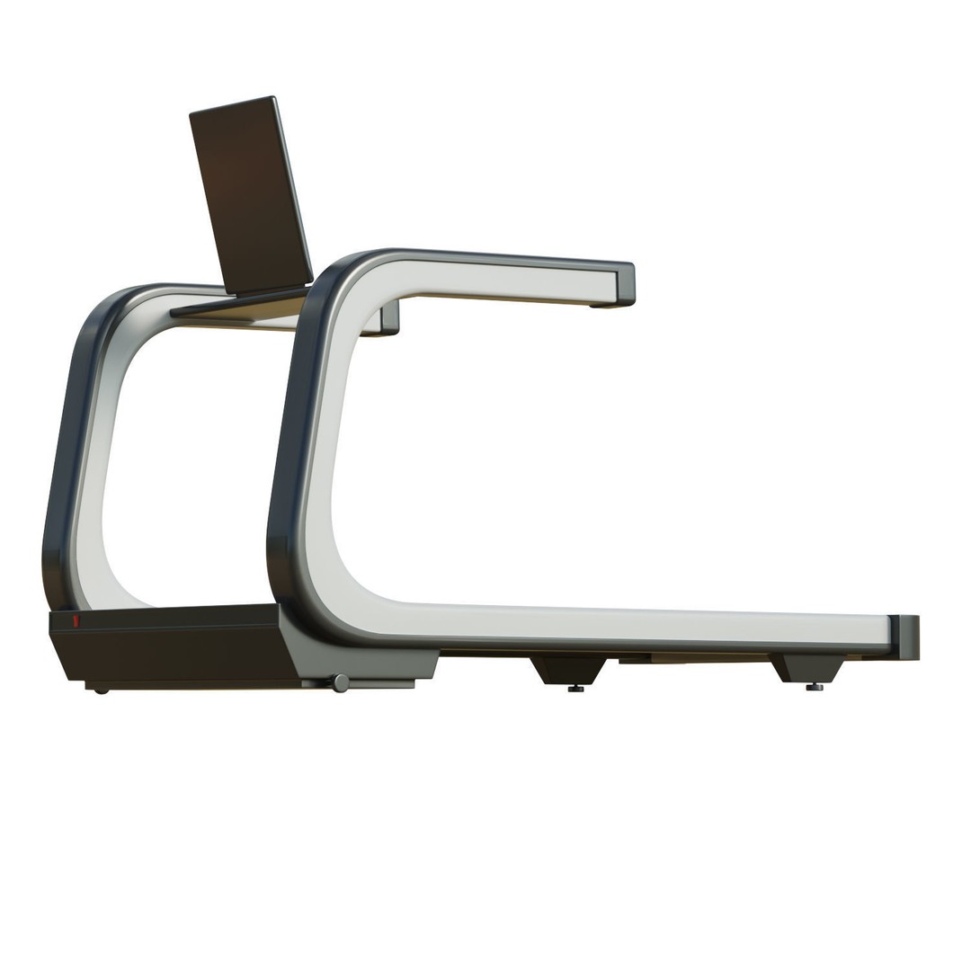 Treadmill 3D Model – Low Poly Game Ready Asset, FBX, OBJ - View 15