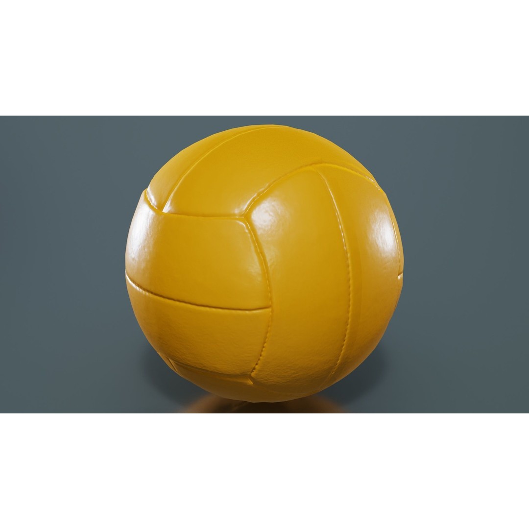 Leather Soccer Ball 3D Model – Low Poly Scanned Asset, FBX, Blender - View 14