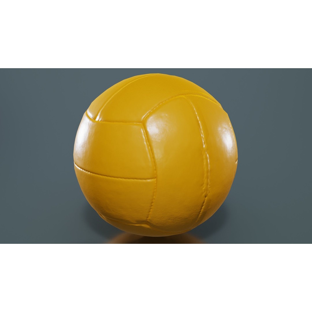 Leather Soccer Ball 3D Model – Low Poly Scanned Asset, FBX, Blender - View 15