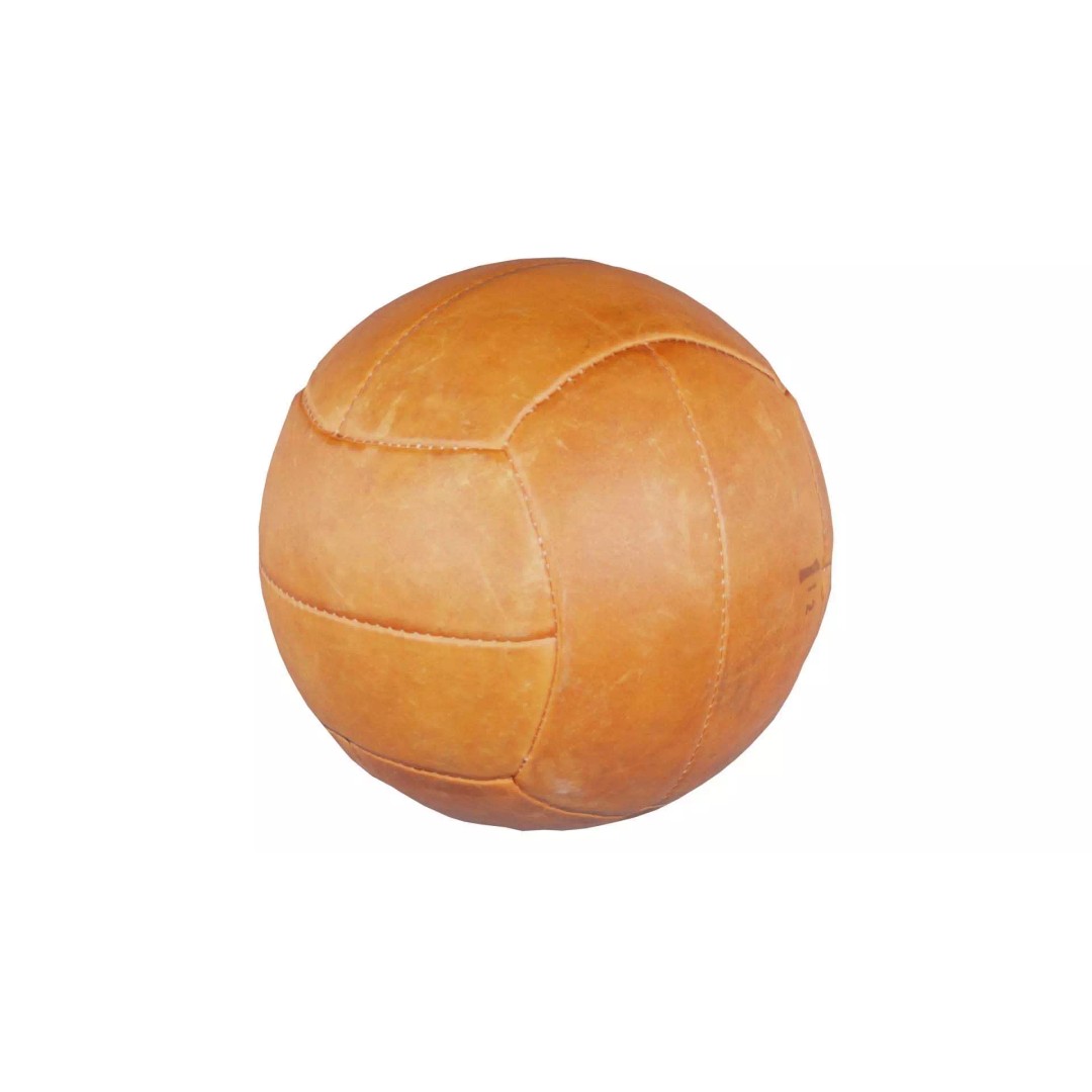 Leather Soccer Ball 3D Model – Low Poly Scanned Asset, FBX, Blender - View 2