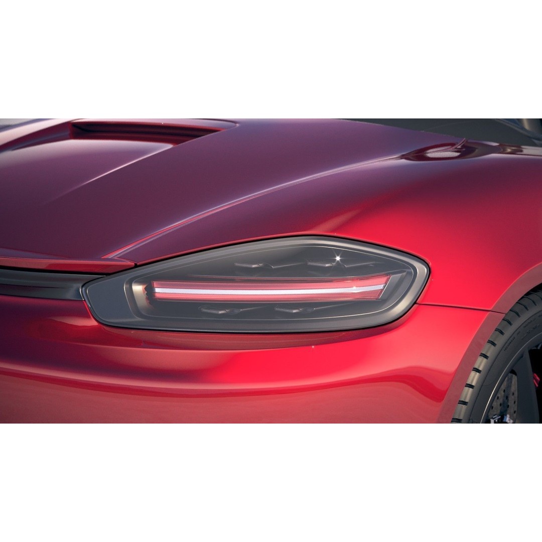 Porsche 718 Boxster GTS 2018 3D Model – High Poly Game Asset, FBX, OBJ - View 18