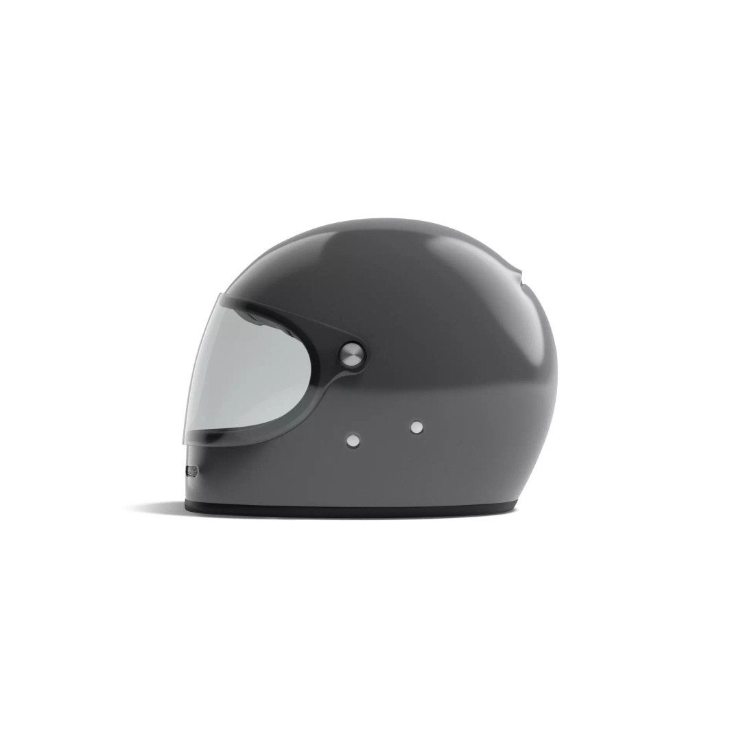 Black Racing Helmet 3D Model – PBR Rigged Design, FBX, OBJ - View 3