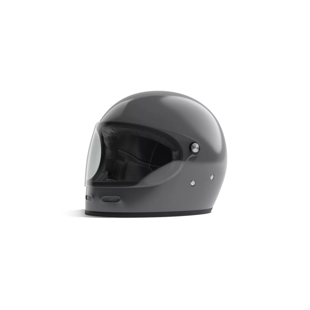Black Racing Helmet 3D Model – PBR Rigged Design, FBX, OBJ - View 4
