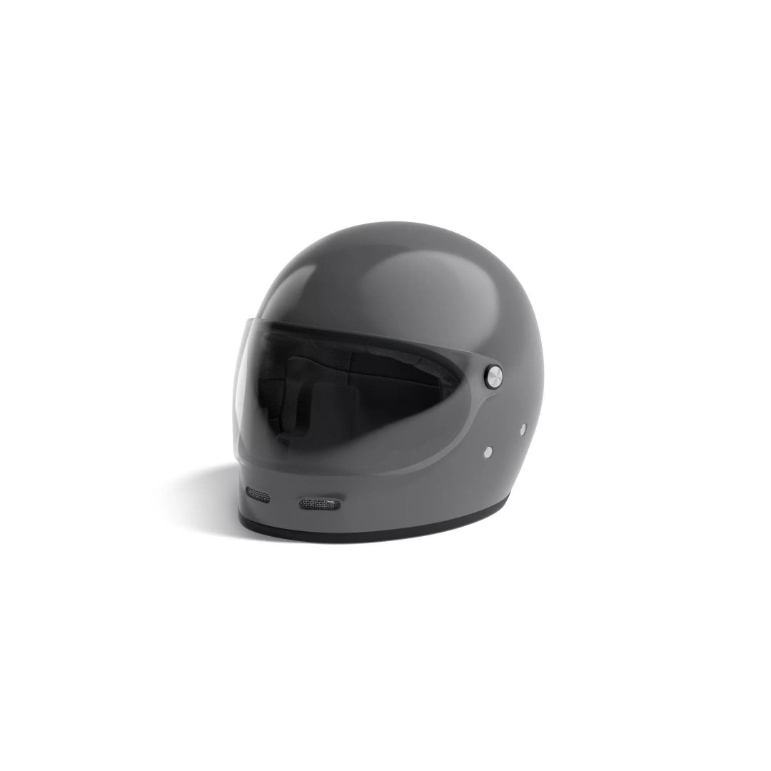 Black Racing Helmet 3D Model – PBR Rigged Design, FBX, OBJ - View 7
