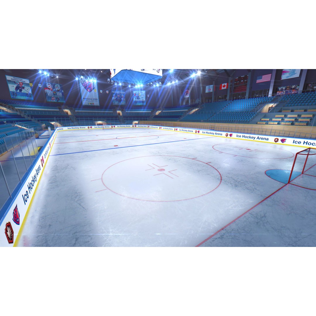 Ice Hockey Arena 3D Model – Modular Sports Venue with PBR Textures, FBX - View 4