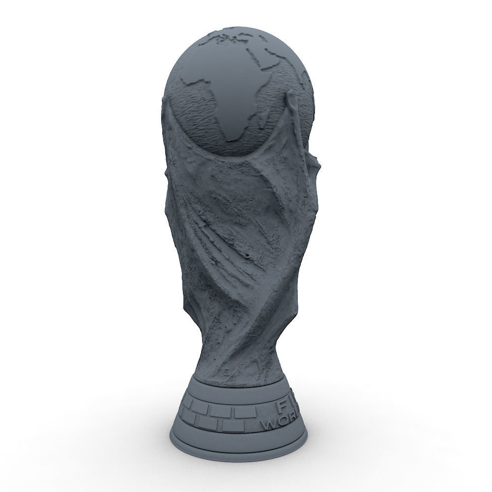 FIFA World Cup Trophy 3D Model – High Poly Game Asset, FBX, OBJ - View 10