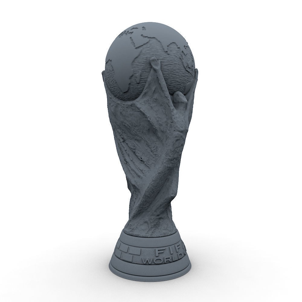 FIFA World Cup Trophy 3D Model – High Poly Game Asset, FBX, OBJ - View 11