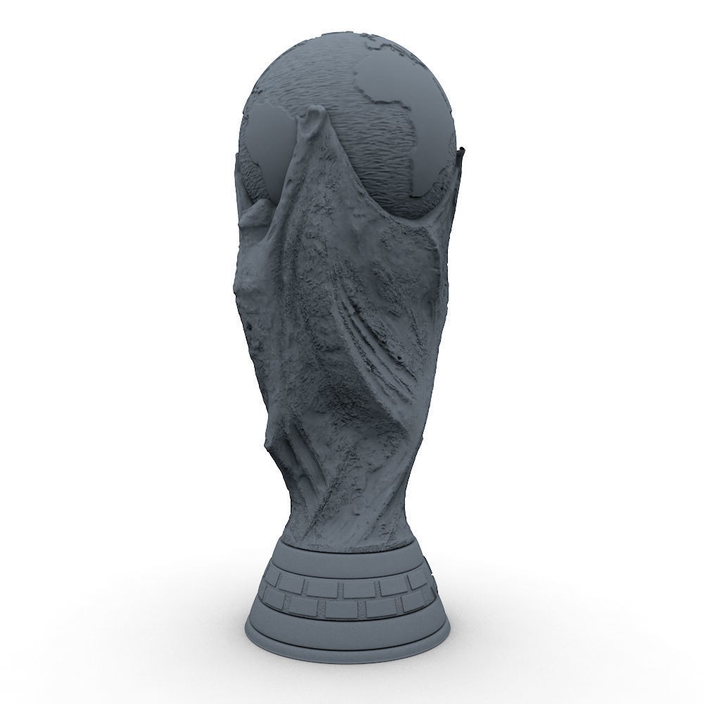 FIFA World Cup Trophy 3D Model – High Poly Game Asset, FBX, OBJ - View 12