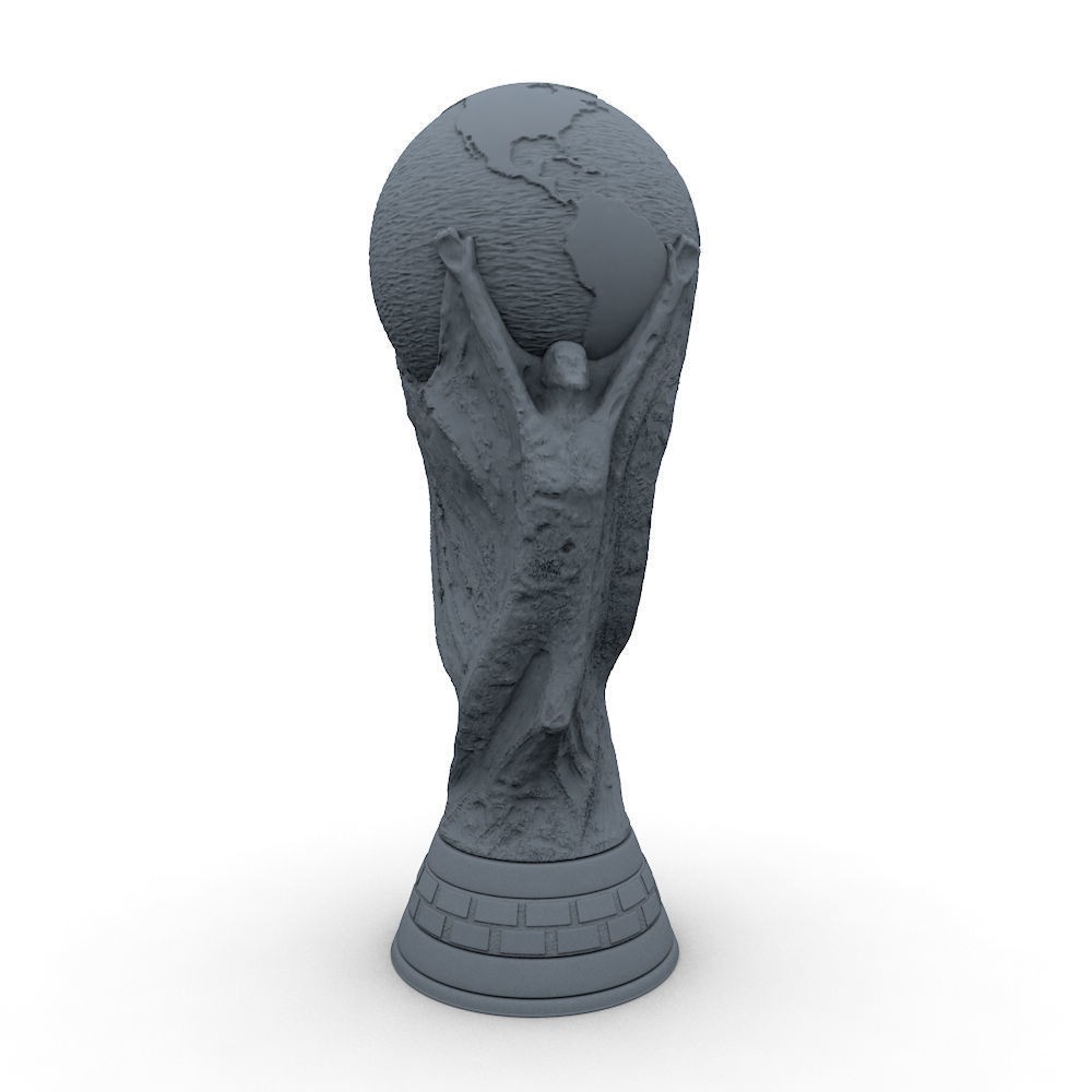 FIFA World Cup Trophy 3D Model – High Poly Game Asset, FBX, OBJ - View 13