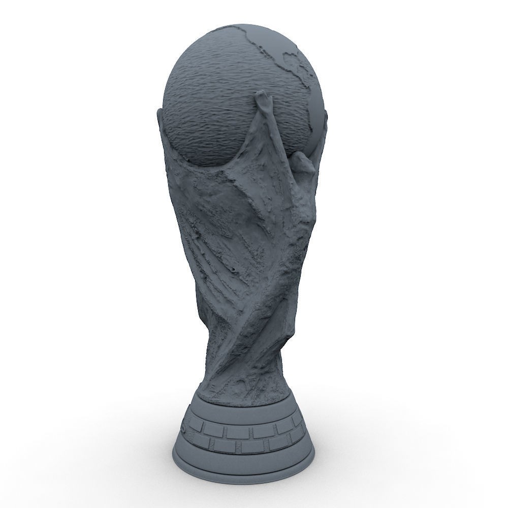 FIFA World Cup Trophy 3D Model – High Poly Game Asset, FBX, OBJ - View 14