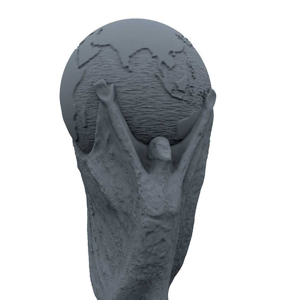FIFA World Cup Trophy 3D Model – High Poly Game Asset, FBX, OBJ - View 16