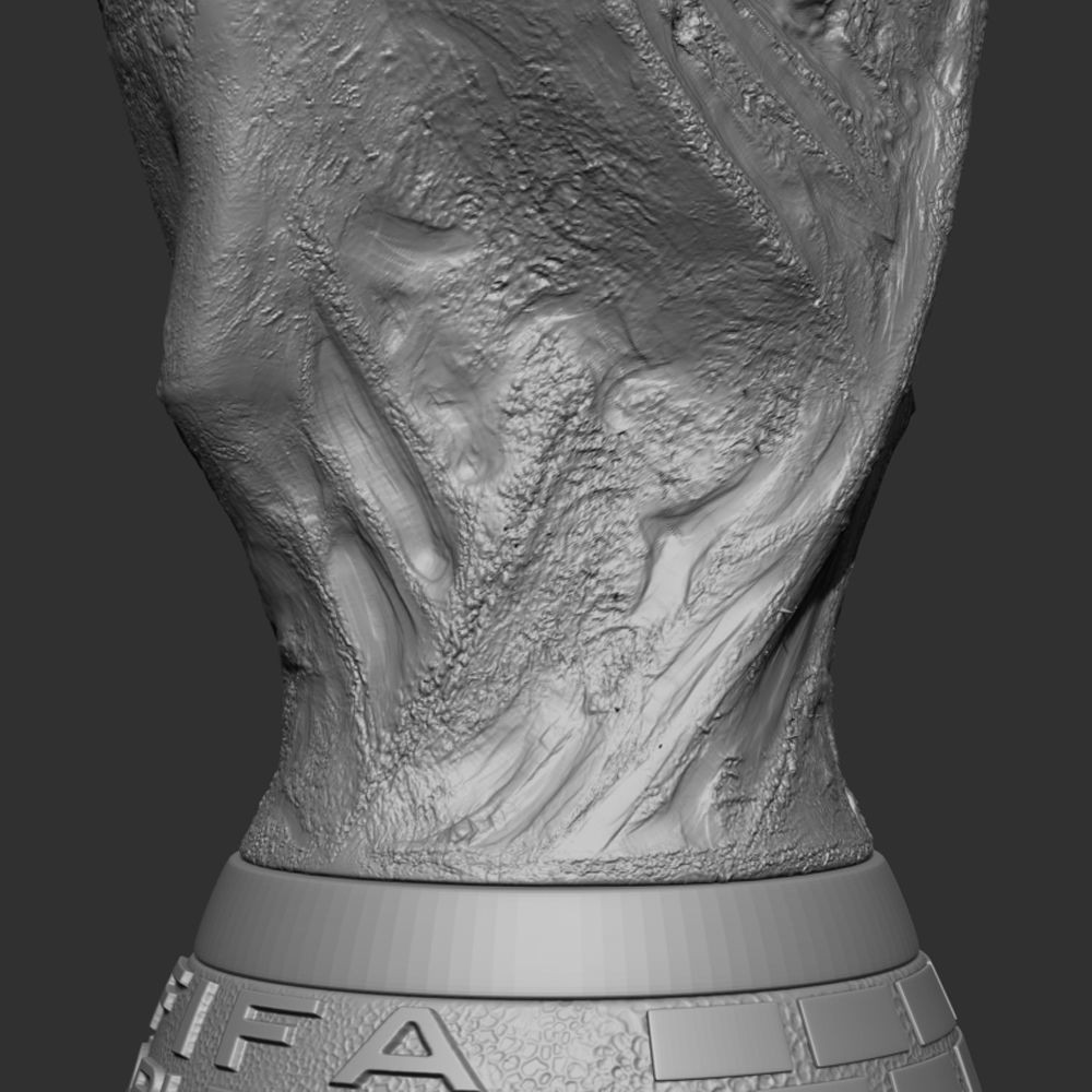FIFA World Cup Trophy 3D Model – High Poly Game Asset, FBX, OBJ - View 22